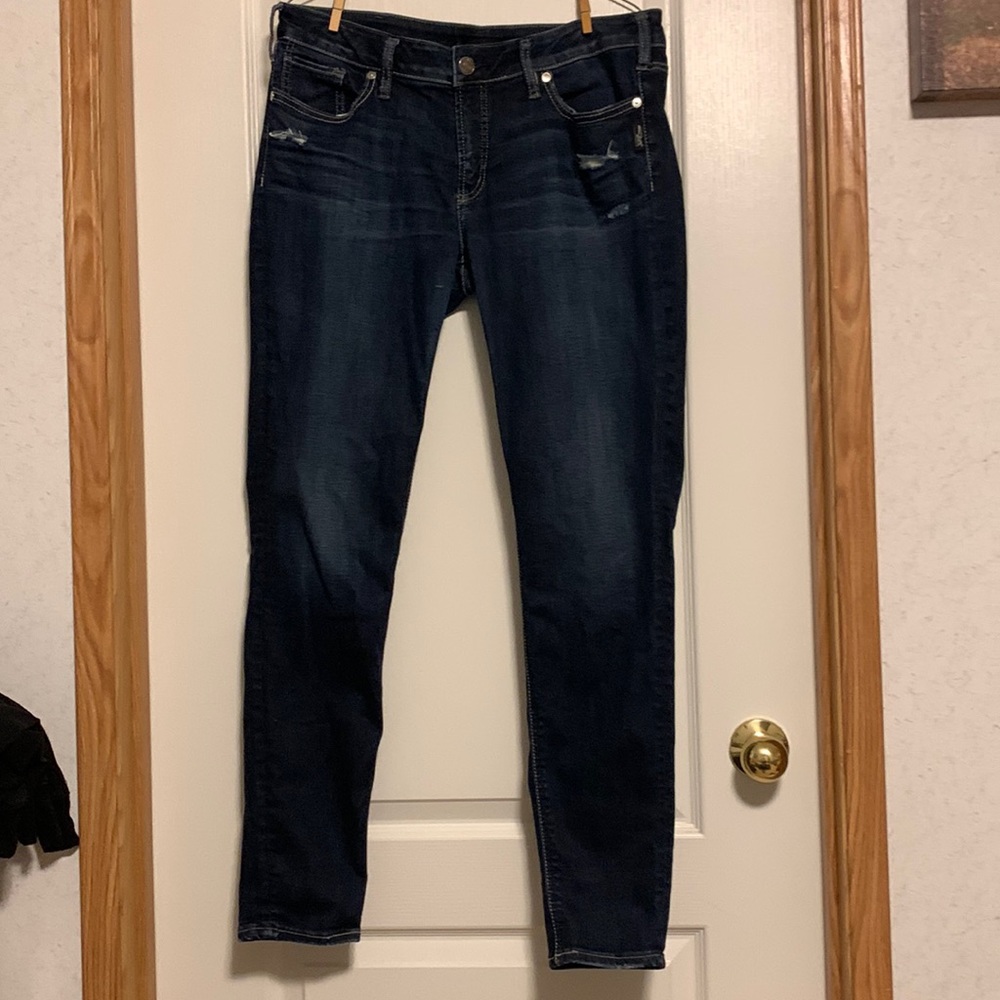 Silver jeans